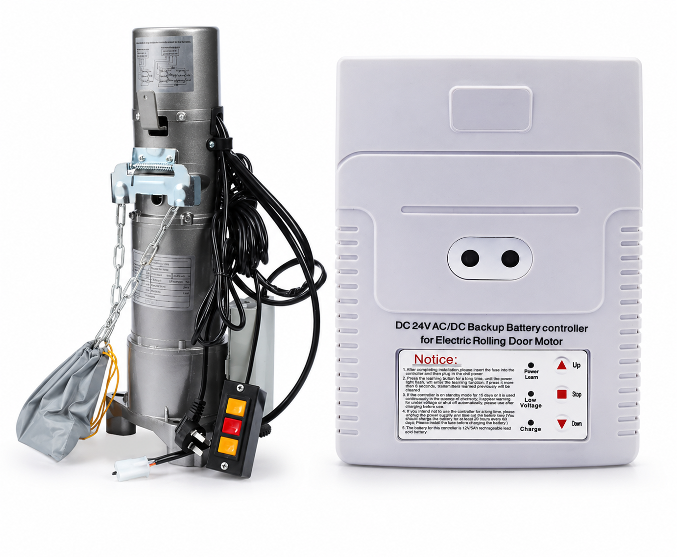 Shutter Drive 800kg DC Battery Backup Roller Shutter Door Motor