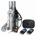 Shutter Drive 600kg AC roller shutter door motor kit with manual release chain, three-button push switch, remote receiver and two keyring remotes